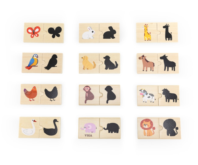 Sada puzzle Viga 44747 spájanie tieňov