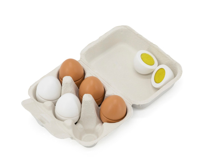 Drevené vajíčka Viga 44752 6 ks