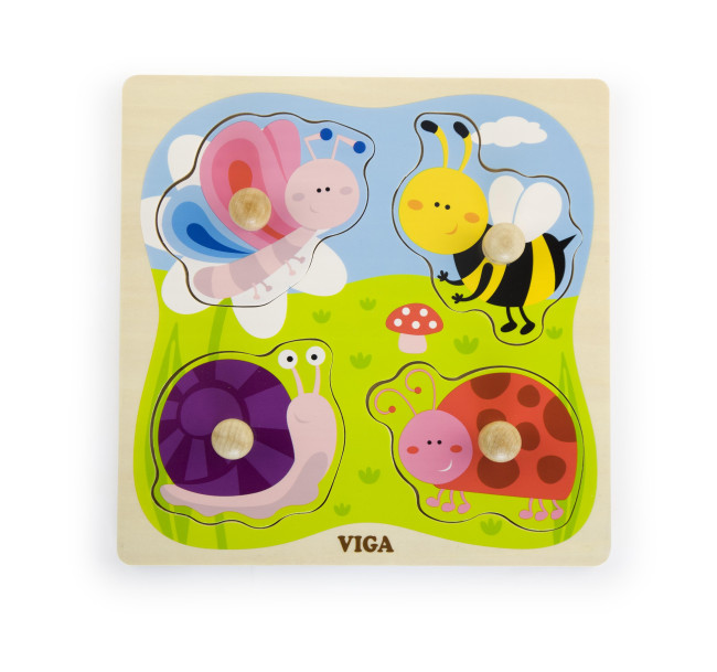 Puzzle na podložke Viga 50131 hmyz