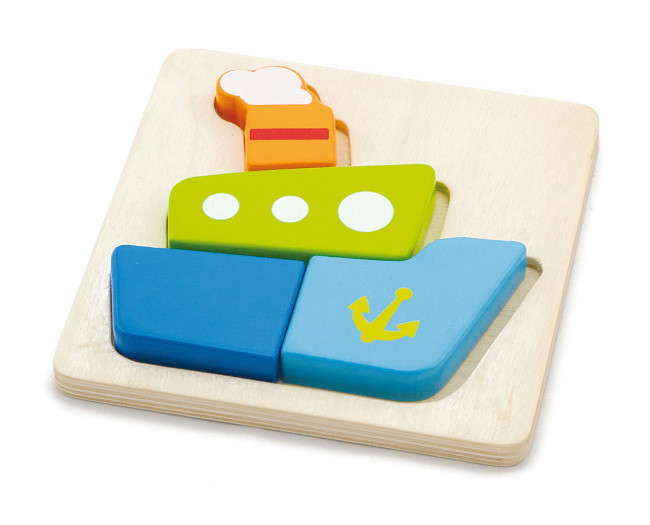 Prvé detské puzzle Viga 50171 loď