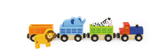 Magnetický vláčik Viga 50822 zoo