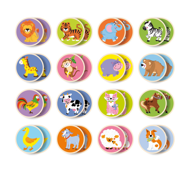 Pexeso Viga 51308 zvieratká