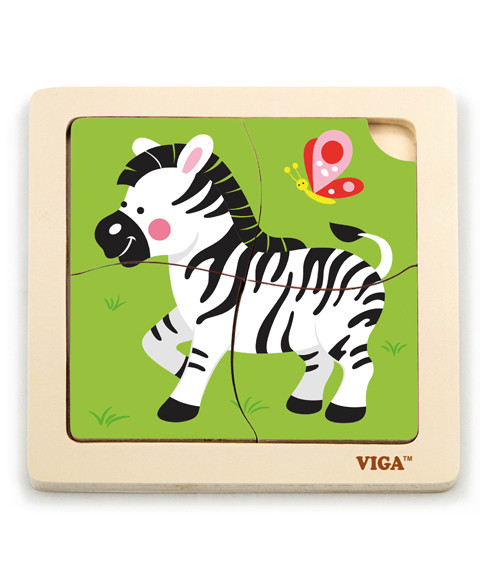 Puzzle na podložke Viga 51317 zebra