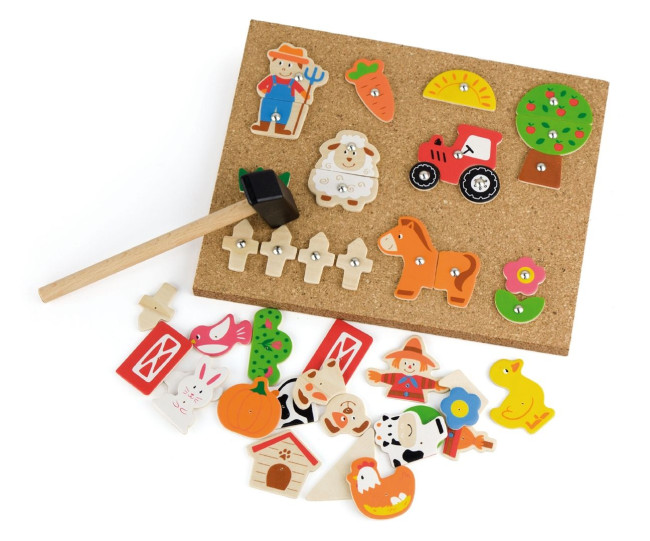 Hra s kladivkom Viga 51606 farma