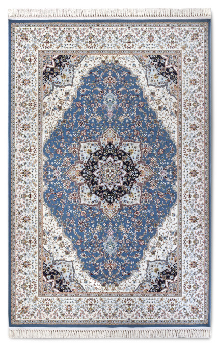 Koberec Villeroy & Boch Kollektion 1870 Etienne svetlomodrý / krémový