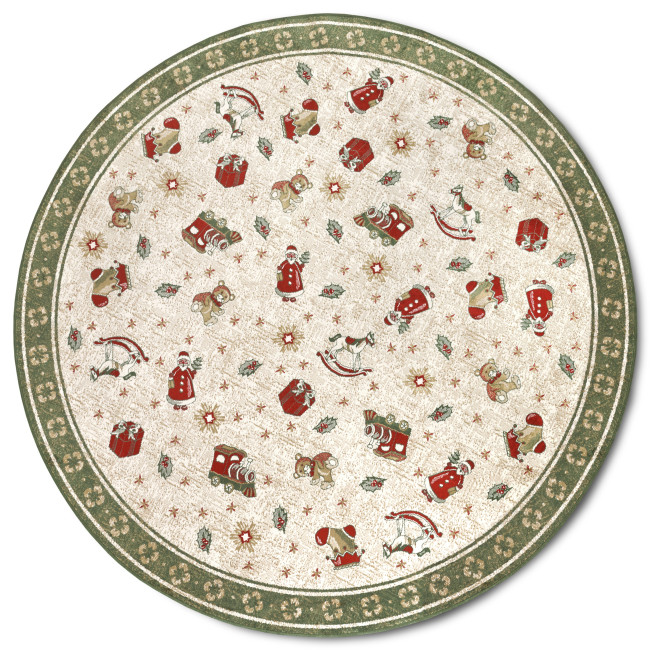 Koberec Toy's Delight Villeroy & Boch Shine zelený / viacfarebný kruh