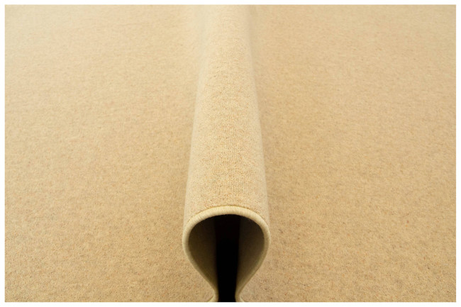 Metrážny koberec Buckingham krémový / sivý / pomarančový