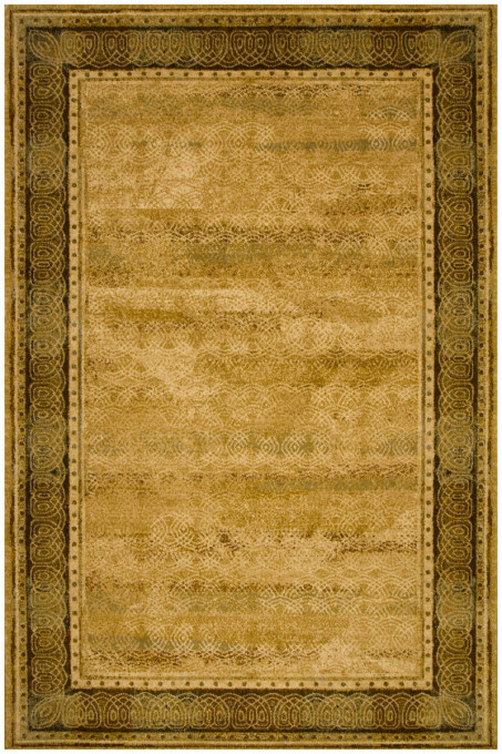 Koberec Dywilan Omega Lava Ornament medový / béžový / hnedý