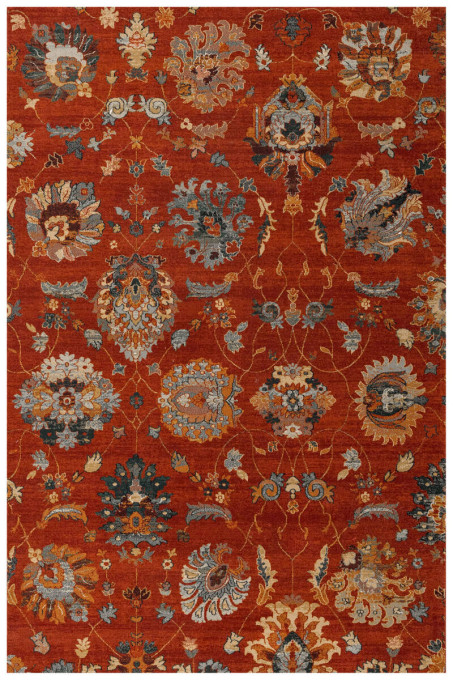 Koberec Superior Latica ornament rubín