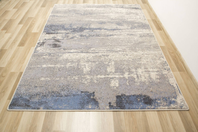 Koberec Isfahan Abrio béžový/modrý Abstrakcia