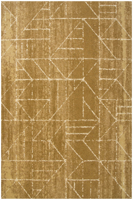 Koberec Tempo-B Krats D.Gold Trojuholníky hnedý / béžový / krémový