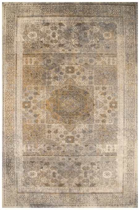 Koberec Dywilan Moon Mamluk Silver Ornament sivý