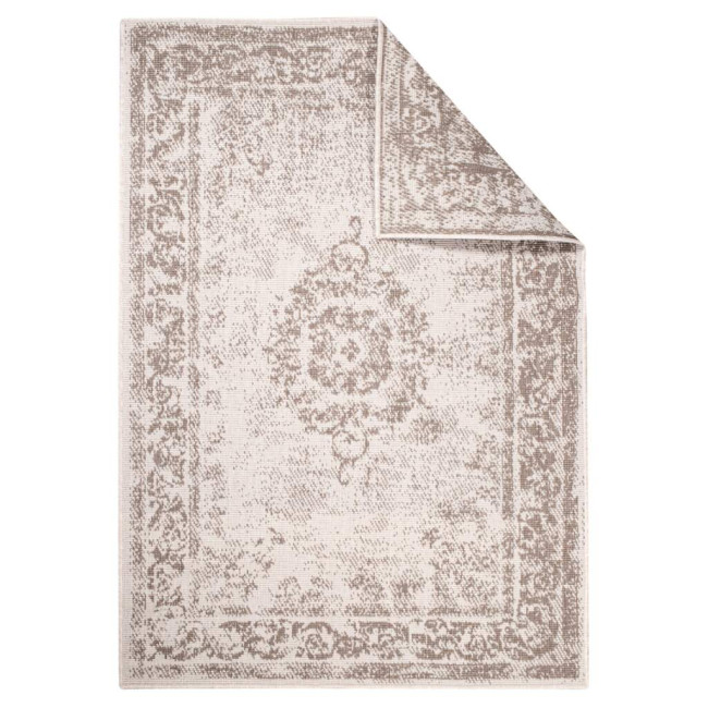 Obojstranný koberec DuoRug 5577 krémový