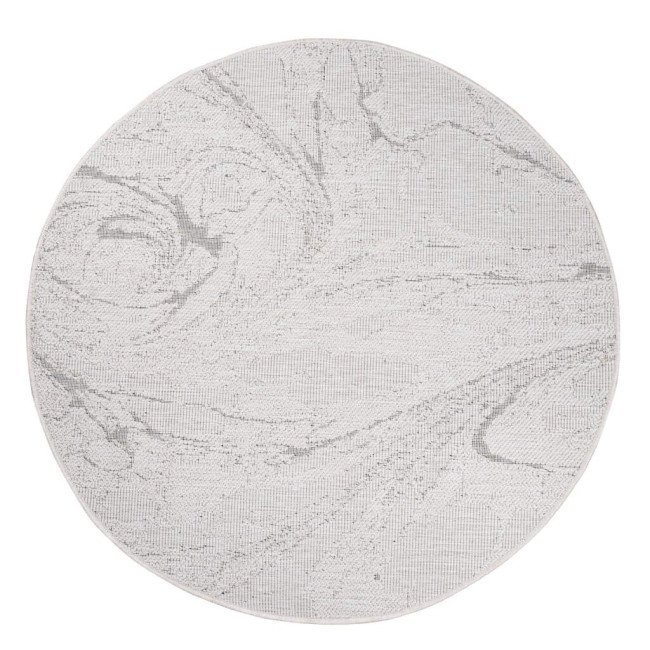 Obojstranný koberec DuoRug 5733 natural kruh