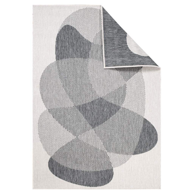 Obojstranný koberec DuoRug 5835 sivý