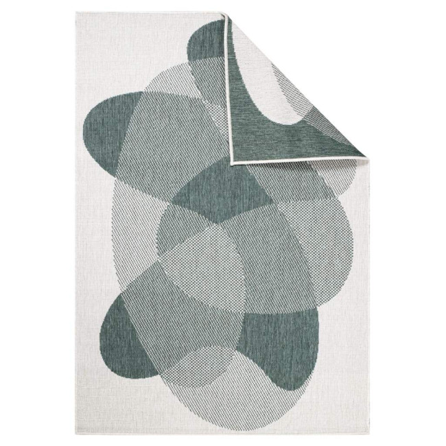 Obojstranný koberec DuoRug 5835 zelený