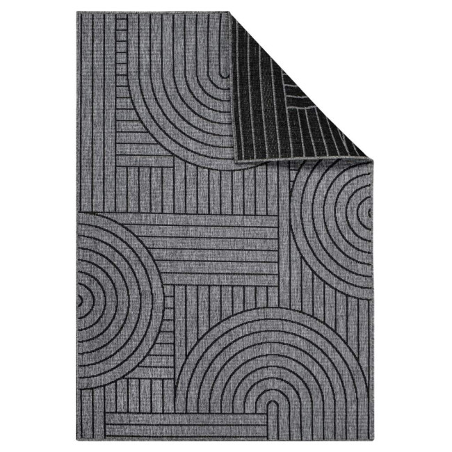 Obojstranný koberec DuoRug 5842 antracitový