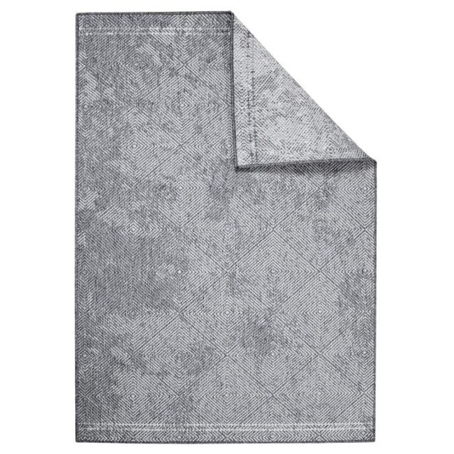 Obojstranný koberec DuoRug 5845 sivý