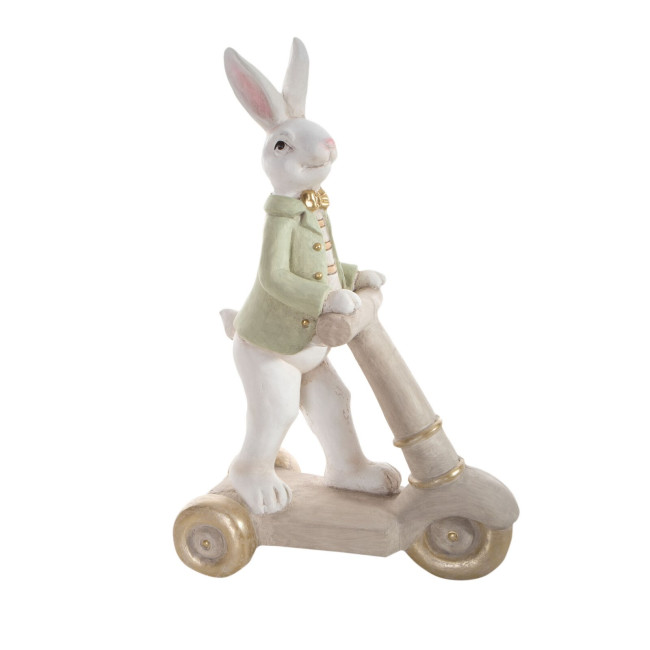 Veľkonočná dekorácia FIG 157B zajac na motorke