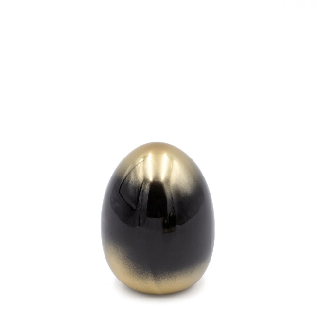 Veľkonočná dekorácia FIG 199 L čierna / zlatá (2 ks)