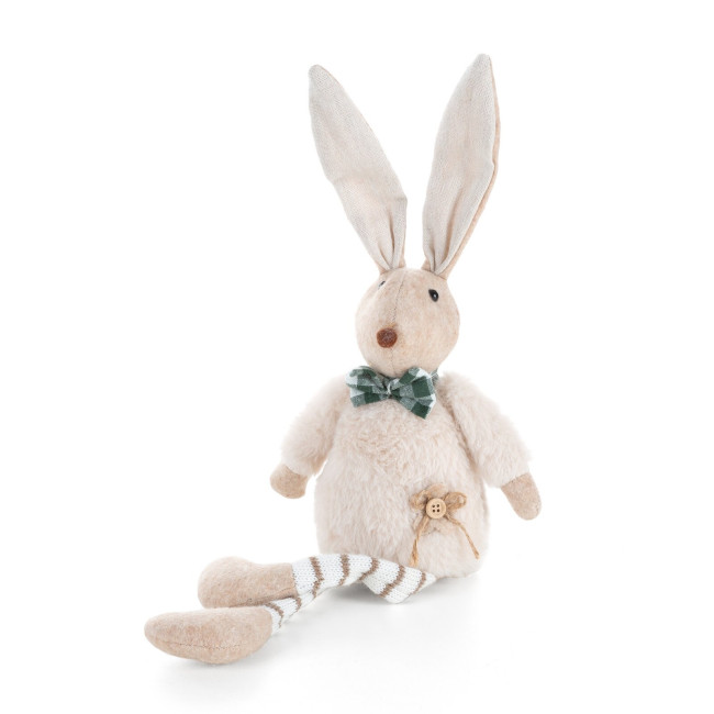 Levně Dekorativní figurka FIG 1 zajíček, béžová
