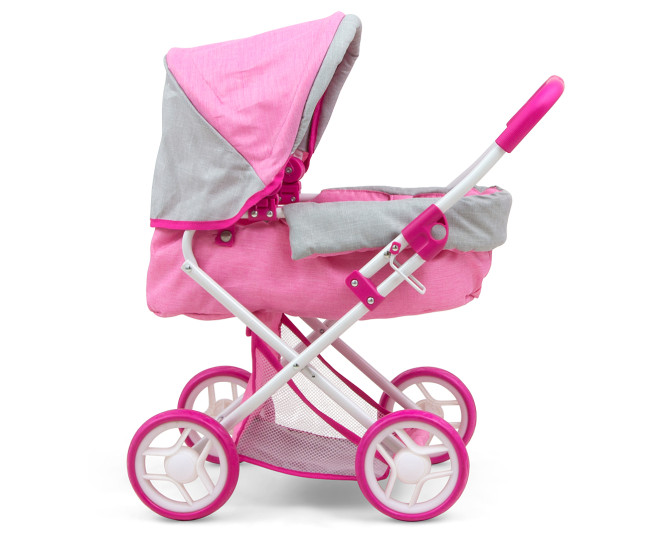 Kočík pre bábiky Alice Prestige ružový
