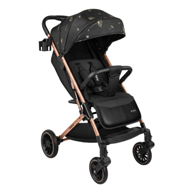 Levně Sportovní kočárek Lagos 35 Black / Gold