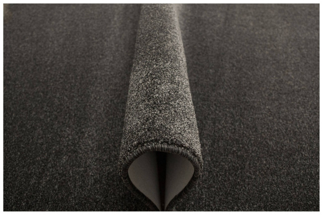 Metrážny koberec Burton 78 sivý / strieborný / čierny