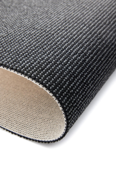 Metrážny koberec Betap Loch Tay 790 čierny / sivý