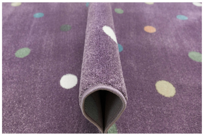 Metrážny koberec Lima C275A fialový / ružový