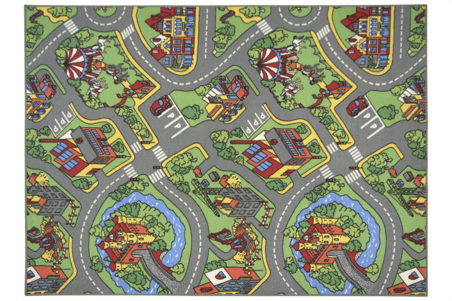 Detský metrážny koberec O-rally