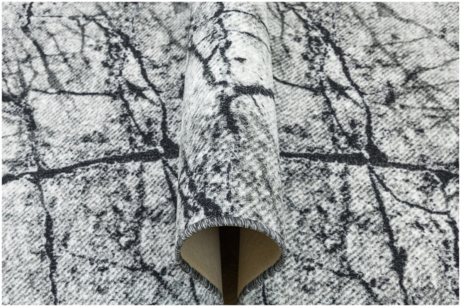 Metrážny koberec Grain 19 sivý