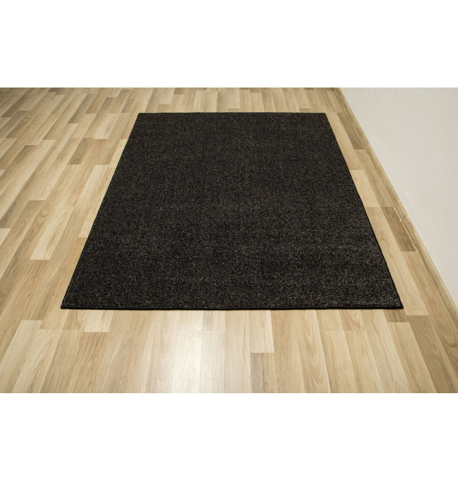 Koberec Corfu 77 sivý / čierny