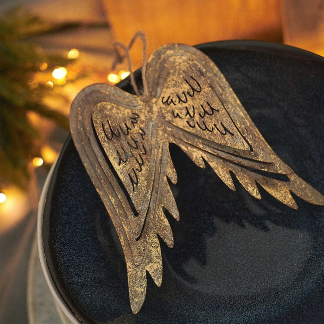 Závesná vianočná dekorácia REEFTON krídla 802497