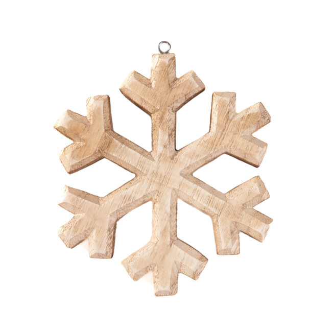 Závesná vianočná dekorácia TIRO vločka 867137