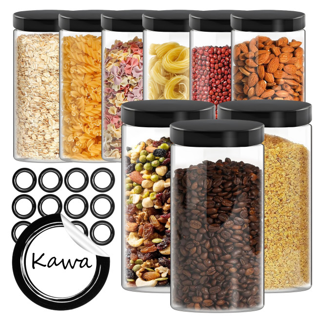 Sada deviatich nádob FRASCO priesvitná (9 ks)