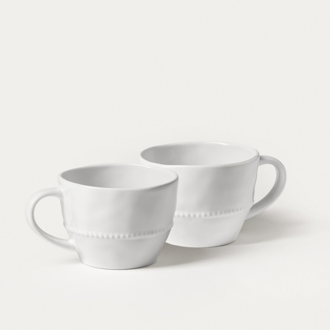 Levně Sada dvou hrnků PADRA bílá 778186 300 ml (2 ks)