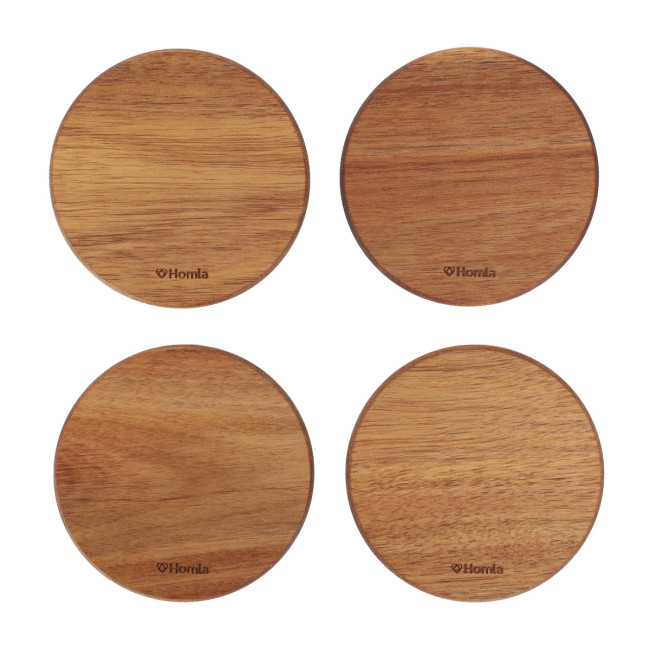 Sada podložiek pod poháre MOOKA okrúhlych 893808 (4 ks)