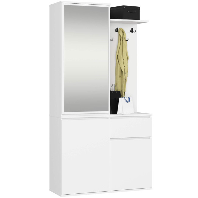 Predsieňová zostava ENTRO biela