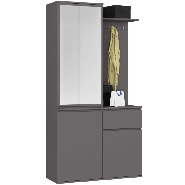 Predsieňová zostava ENTRO grafitová