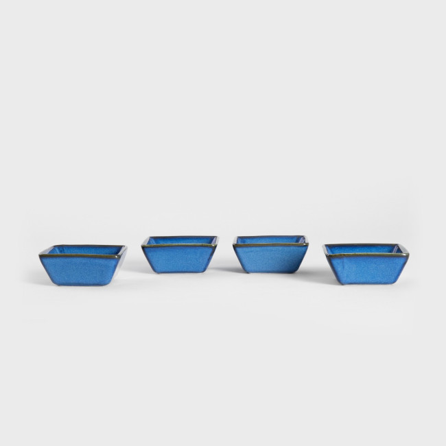 Sada dekoračných misiek OKINAWA tmavomodrých 743030 (4 ks)