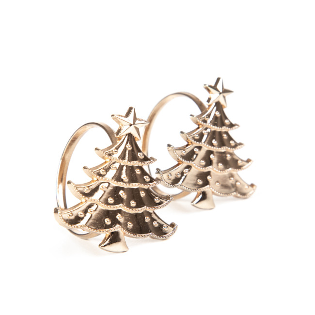 Sada krúžkov na obrúsky HOSHI stromček 867892 (2 ks)