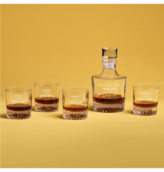 Sada pohárov a fľaše PUERTO na whisky 726729
