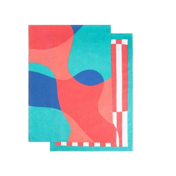 Sada kuchynských utierok COLOR FIESTA s farebným vzorom 738890