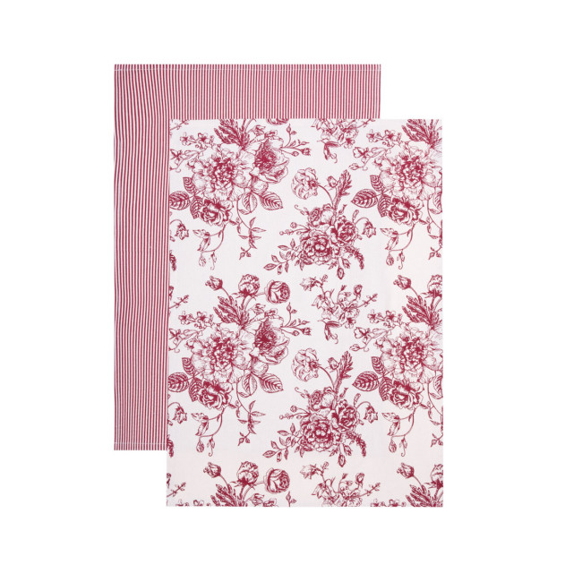Sada kuchynských utierok NELE pruhy / kvety 703867