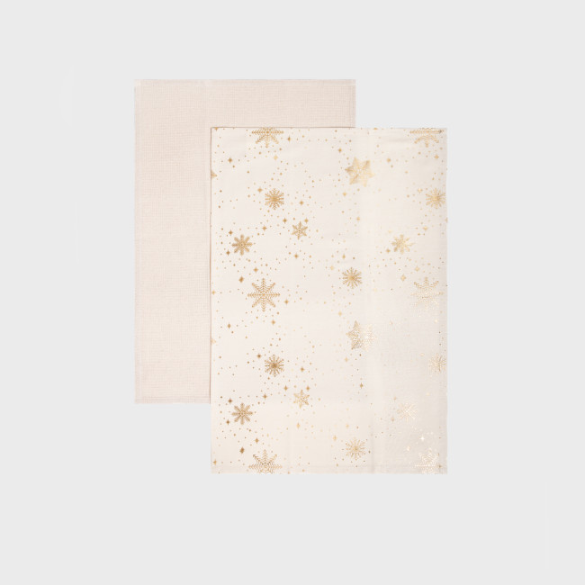 Sada kuchynských utierok STARBLOOM zlaté vločky 703393