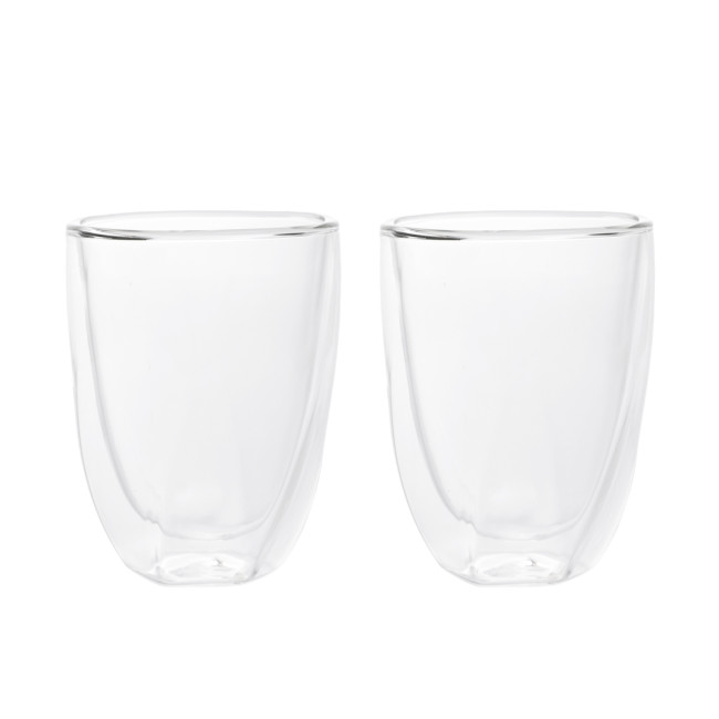 Sada dvoch pohárov CEMBRA MODERN s dvojitým dnom 888828 280 ml