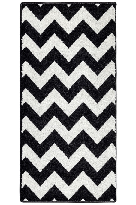 Koberec ZIGZAG čierny